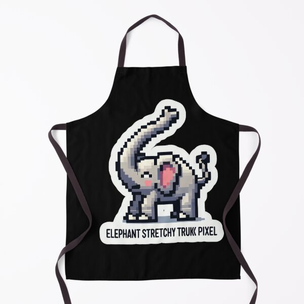 Item preview, Elephant Stretchy Trunk Pixel designed and sold by Master-Print.