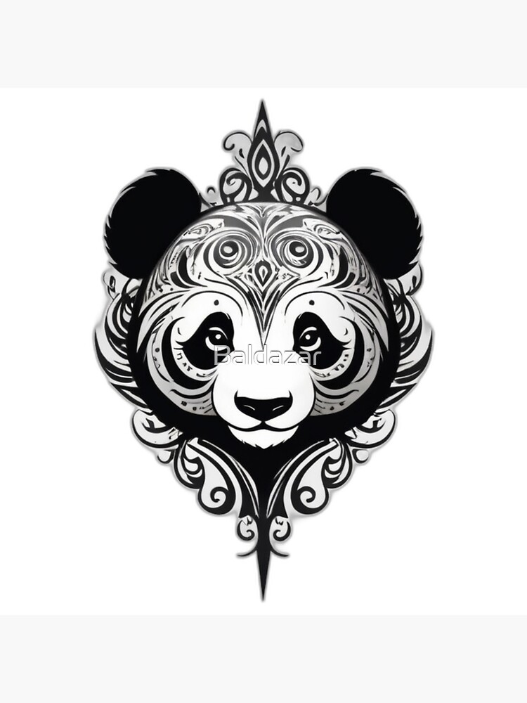 panda bear tattoo designed on both arms - Design of TattoosDesign of Tattoos