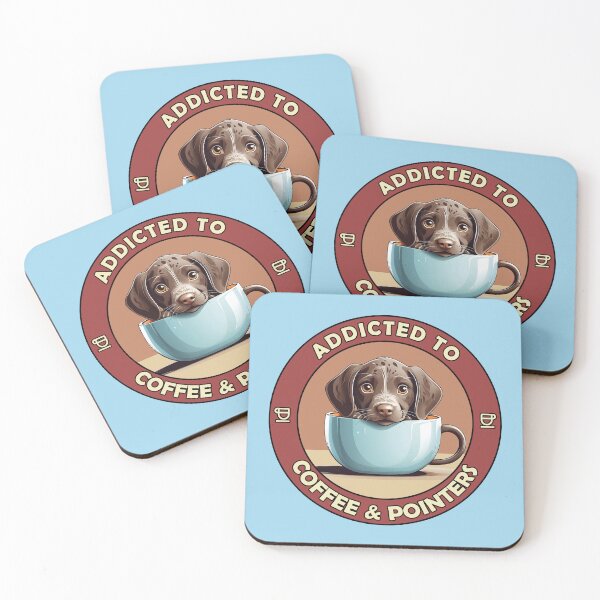 Item preview, Addicted to Coffee & Pointers - Perfect for Coffee Lovers and Dog Owners  designed and sold by brindled.