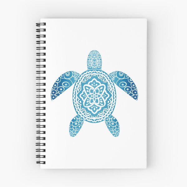 Item preview, Minimalist Mandala Blue Turtle designed and sold by Pati-Design.