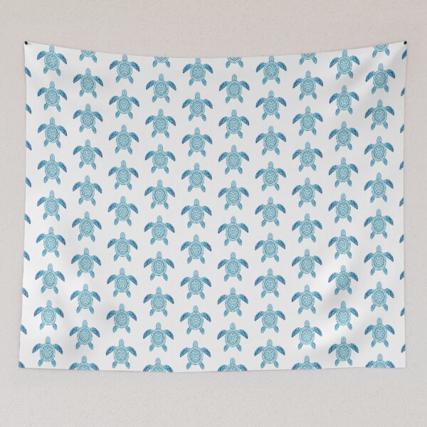Item preview, Minimalist Mandala Blue Turtle designed and sold by Pati-Design.