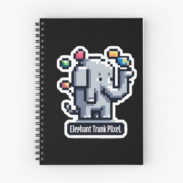 Item preview, Elephant Stretchy Trunk Pixel designed and sold by Master-Print.