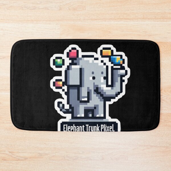 Item preview, Elephant Stretchy Trunk Pixel designed and sold by Master-Print.