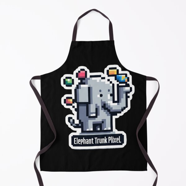 Item preview, Elephant Stretchy Trunk Pixel designed and sold by Master-Print.