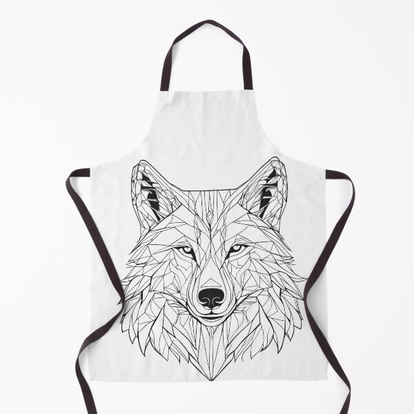 Item preview, linear wolf designed and sold by DarkHues.