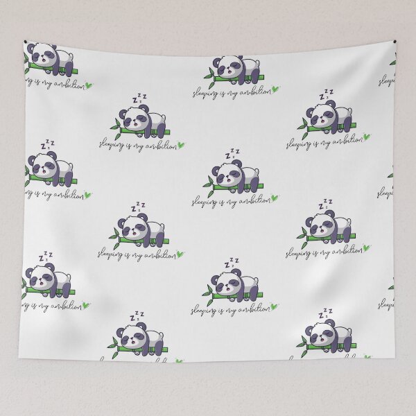 Item preview, Sleeping Is My Ambition Funny Panda designed and sold by sinavistas.