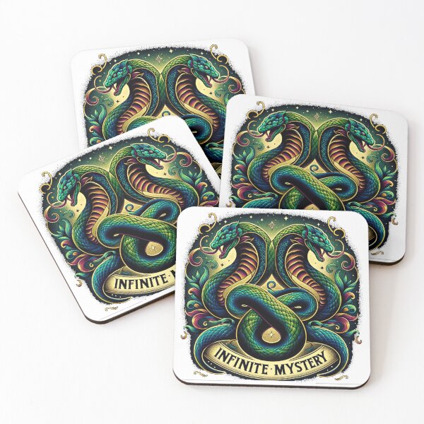 Item preview, "Infinite Mystery" - Mystical Serpent Cosmic Artwork designed and sold by epicevolution.