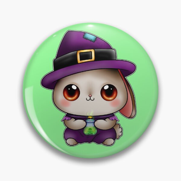 Artikelvorschau, Hase Hexe Halloween entworfen und verkauft von Drawersofdraw.