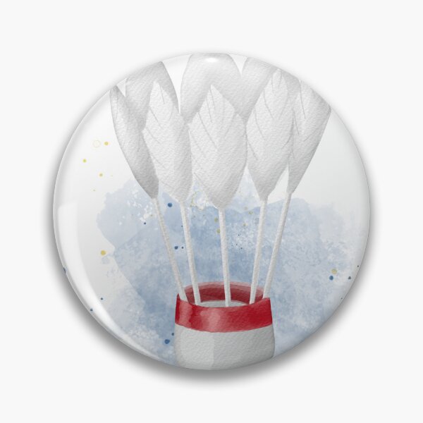 Item preview, I Came to Smash - Badminton Player - Shuttlecock Watercolor designed and sold by Millusti.