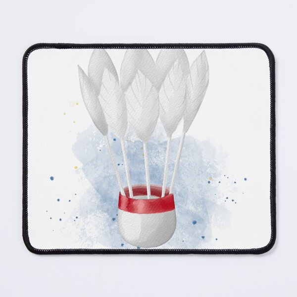 Item preview, I Came to Smash - Badminton Player - Shuttlecock Watercolor designed and sold by Millusti.