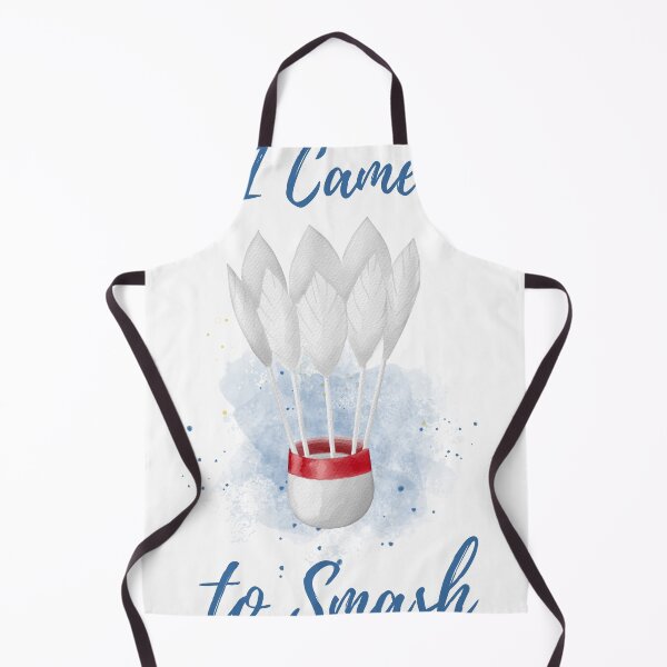 Item preview, I Came to Smash - Badminton Player - Shuttlecock Watercolor designed and sold by Millusti.