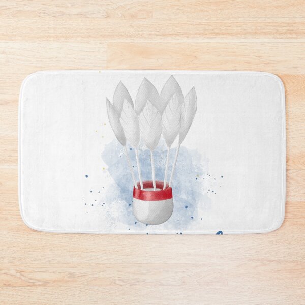 Item preview, I Came to Smash - Badminton Player - Shuttlecock Watercolor designed and sold by Millusti.