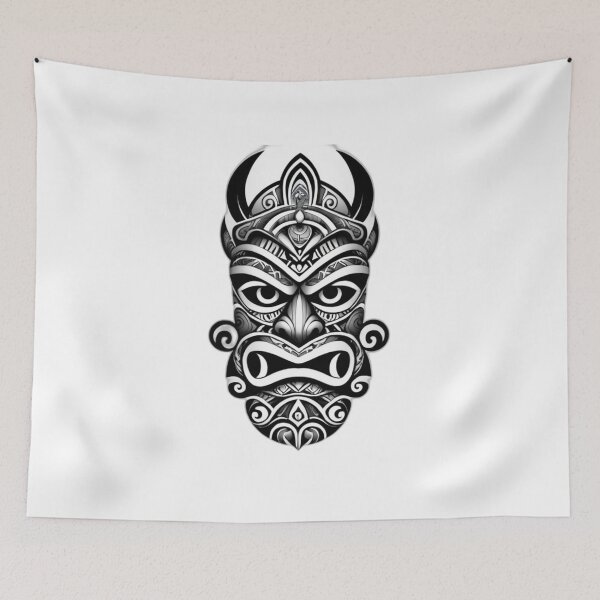 Item preview, Tribal Maori Tiki Tattoo designed and sold by Baldazar.