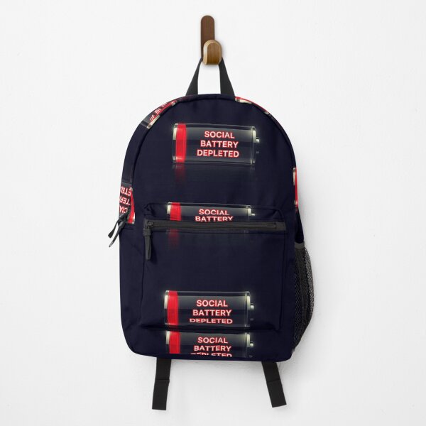 Item preview, SOCIAL BATTERY DEPLETED  designed and sold by LuvosBar.