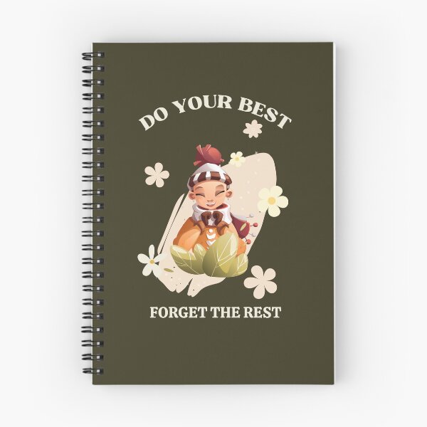 Item preview, Do Your Best, Forget the Rest, best on dark background designed and sold by VarnaChitra.
