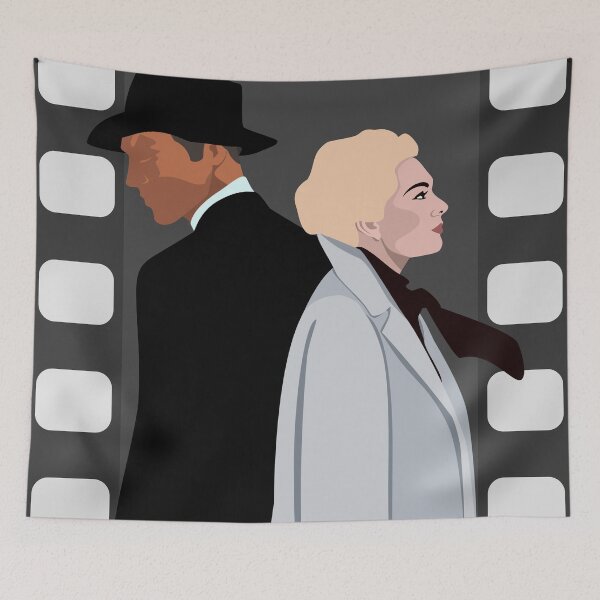 Item preview, Alfred Hitchcock Vertigo Fan Art designed and sold by Bimbombam.