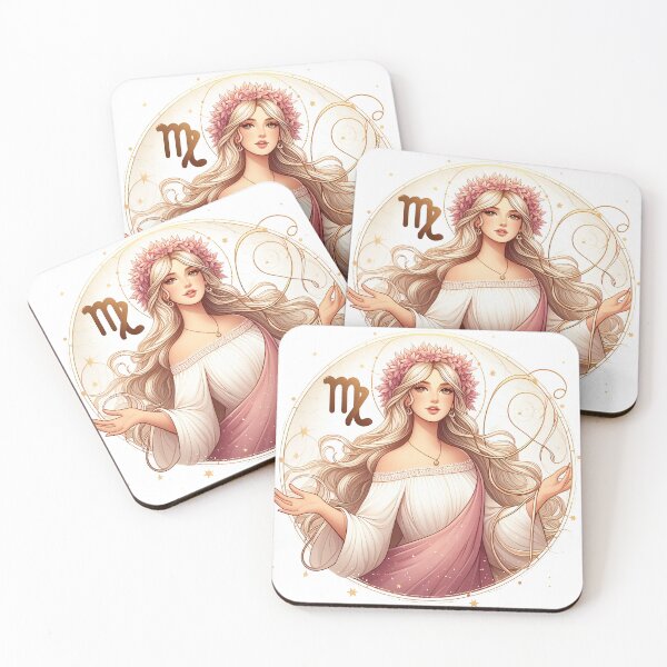Item preview, Cute Zodiac Virgin - Virgo Zodiac Sign Art2 designed and sold by GsnDream.