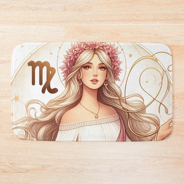 Item preview, Cute Zodiac Virgin - Virgo Zodiac Sign Art2 designed and sold by GsnDream.