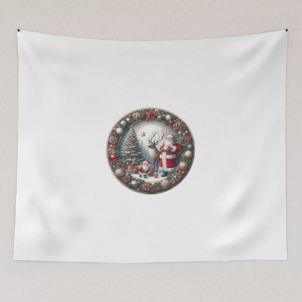 Item preview, Happy Santa Claus: Traditional Christmas Image designed and sold by tee snap.