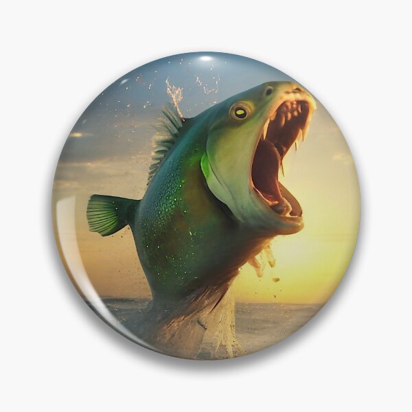 Item preview, Green fish designed and sold by M-Y-A-R-T-.