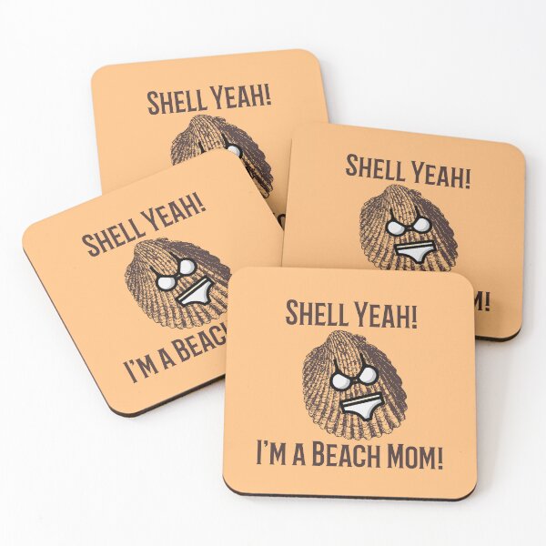 Item preview, Shell Yeah! I'm a Beach Mom! designed and sold by Palette Print.