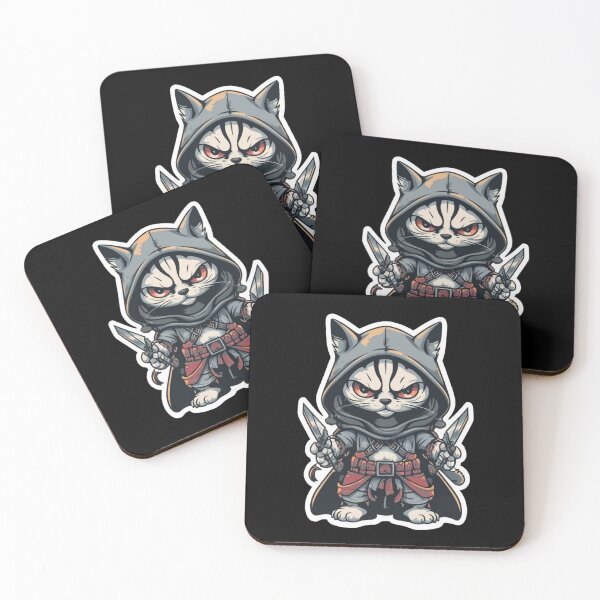 Item preview, Assasin cat designed and sold by FreshArtFusion.