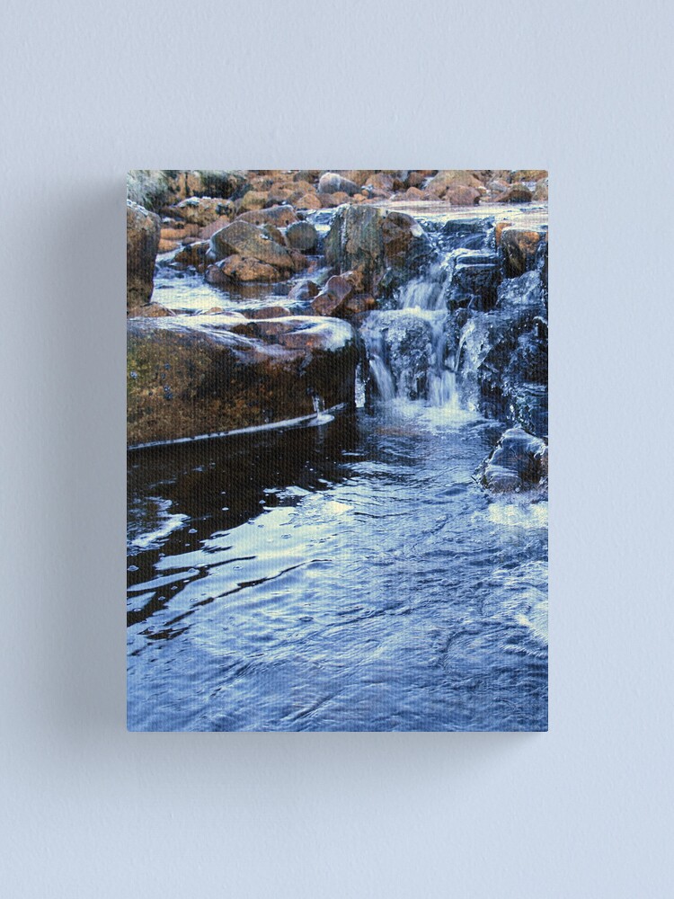 Alternate view of Frozen Blue Canvas Print