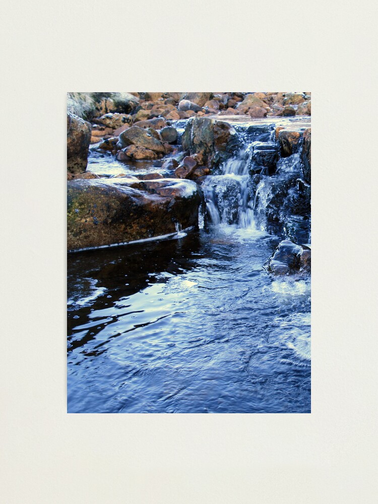 Alternate view of Frozen Blue Photographic Print