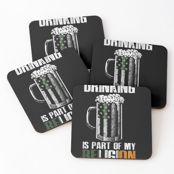 Item preview, Drinking Is Part Of My Religion Beer (on back) designed and sold by BalladOfZeus.