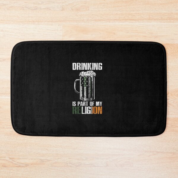 Item preview, Drinking Is Part Of My Religion Beer (on back) designed and sold by BalladOfZeus.