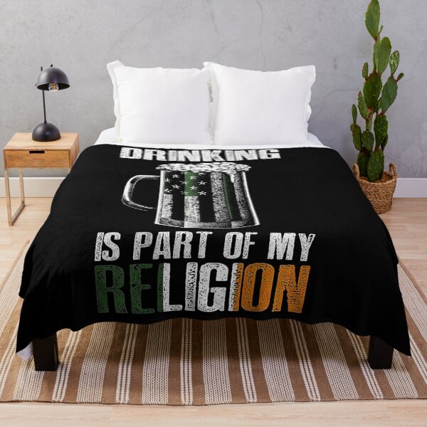 Item preview, Drinking Is Part Of My Religion Beer (on back) designed and sold by BalladOfZeus.