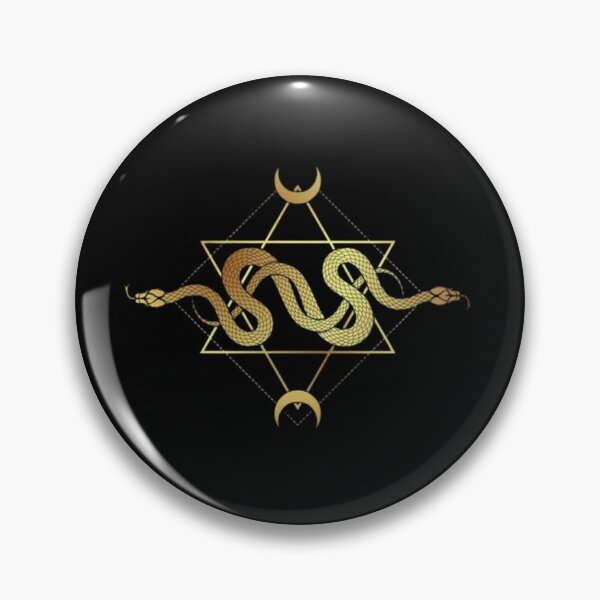 Item preview, Celestial Snakes Moon Symbols God designed and sold by MINOSDESIGN.