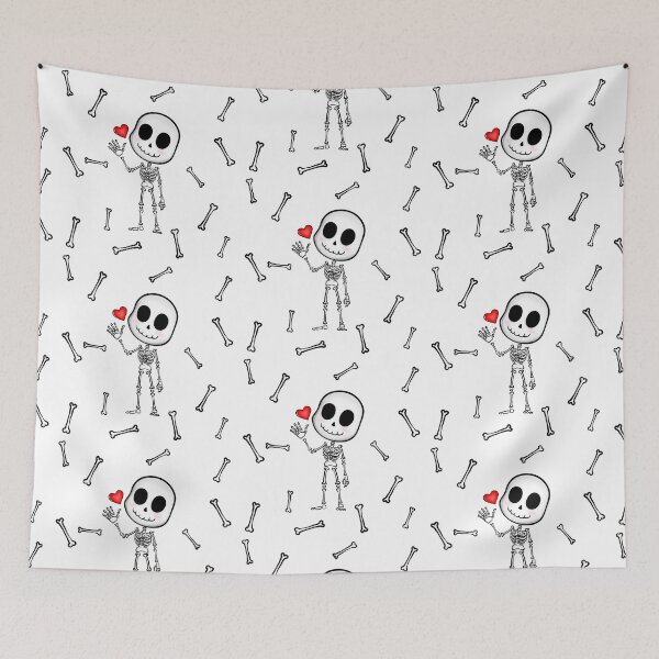 Item preview, Preppy funny skeleton love bones designed and sold by Green-z.
