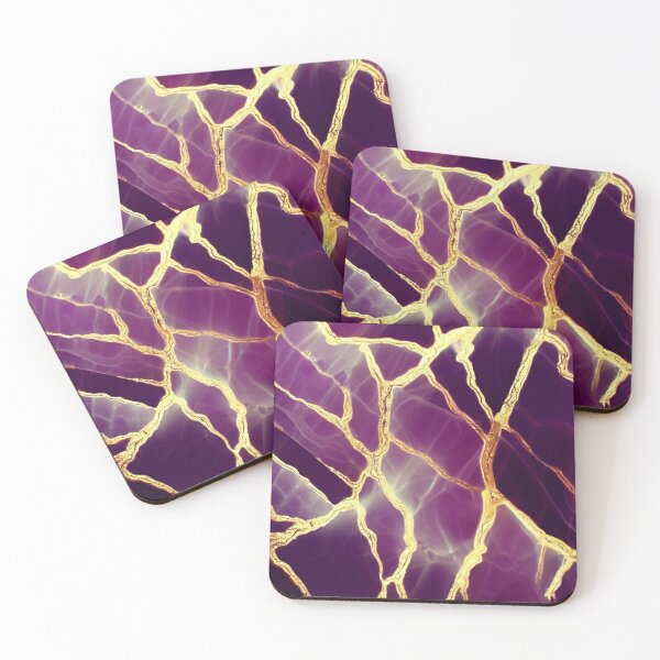 Item preview, Purple amethyst with gold seams designed and sold by Studio12866.