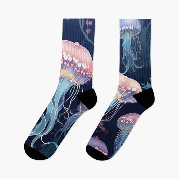 Item preview, Radiant Depths: Designer's Delight with Jellyfish and Underwater Lights designed and sold by Bokabo.
