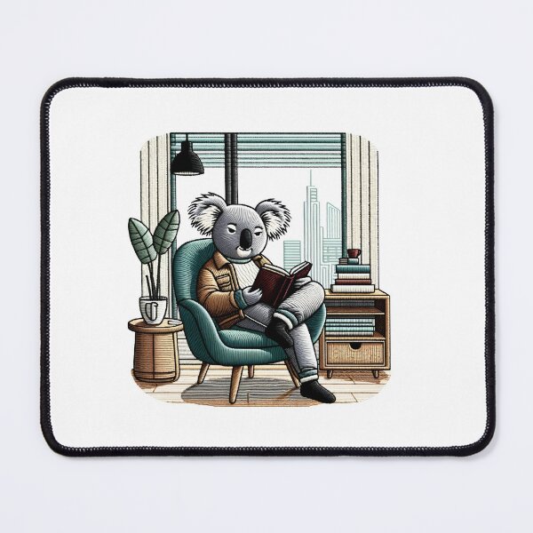 Item preview, Cozy Reading Koala - Chill Koala Reading at Home designed and sold by #Adulting Central.