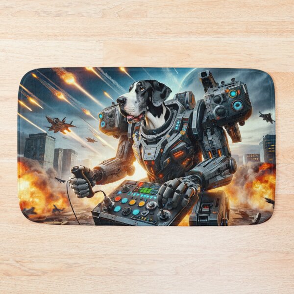 Item preview, Great Dane Mech Warrior designed and sold by digital-savant.