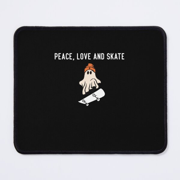 Item preview, Peace, Love and Skate ghost skater lovers designed and sold by BHMARTS.