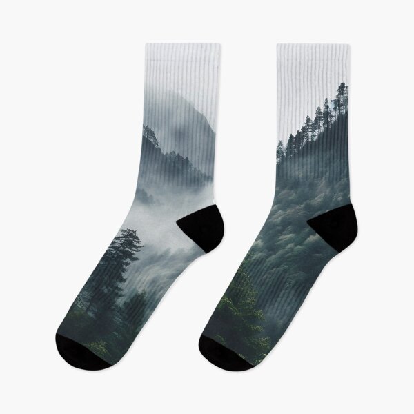 Item preview, Vista y bosque de la montaña brumosa designed and sold by dcrc.