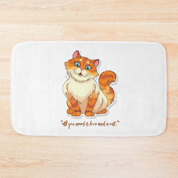 Artikelvorschau, All you need is love and cat - Tout ce dont vous havez besoin, c'est de l'amour et un chat entworfen und verkauft von AfricArt237.