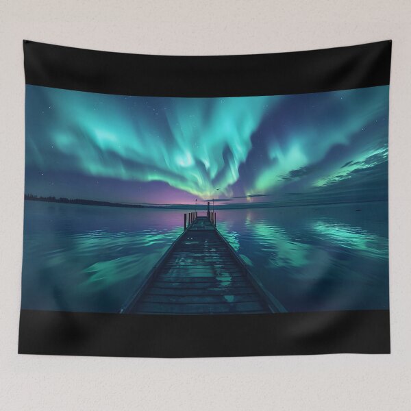Item preview, Romantic Aurora Vista designed and sold by AI-Only Creations.