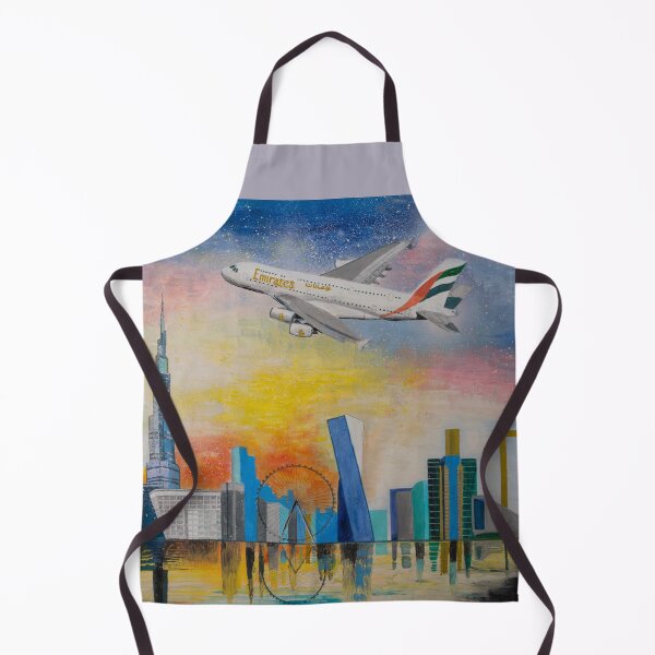 Item preview, Emirates Airbus A380 flying over Dubai designed and sold by mazarte.