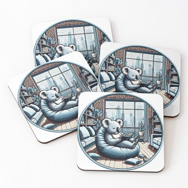 Item preview, Scholarly Koala - The Intellectual Explorer designed and sold by #Adulting Central.