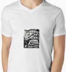 Abstract Constructivism Bauhaus Men's V-Neck T-Shirt