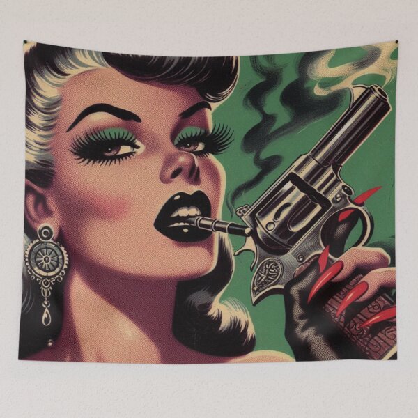 Item preview, Retrp Pulp Girl designed and sold by PulpVintage.