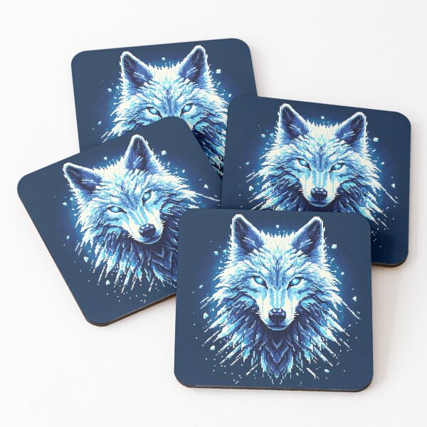 Item preview, Mystical Pixel Wolf designed and sold by wilchu.