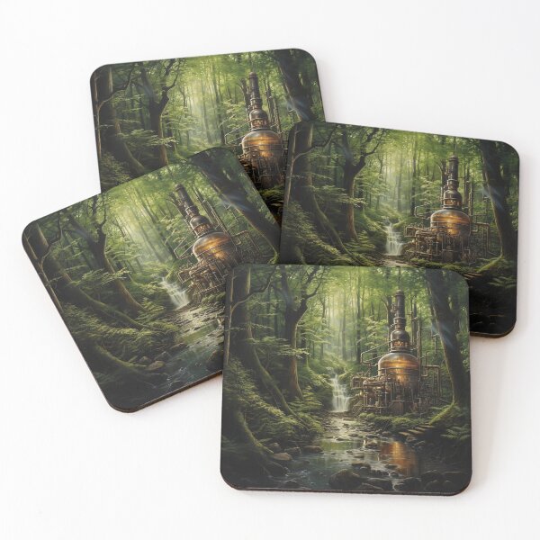 Item preview, Old Whiskey Distiller in the Forest designed and sold by dcrc.