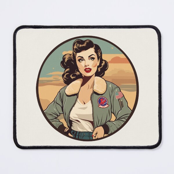 Item preview, Air Force Dame Fly Girl Bomber Pin Up Girl designed and sold by di-age7.