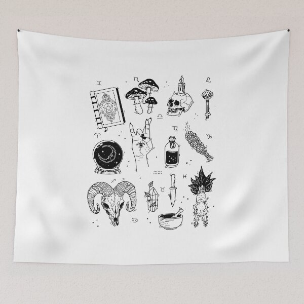 Item preview, Witchy Things Minimalist designed and sold by Almasha.