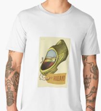 Vintage Travel Poster Holland Men's Premium T-Shirt